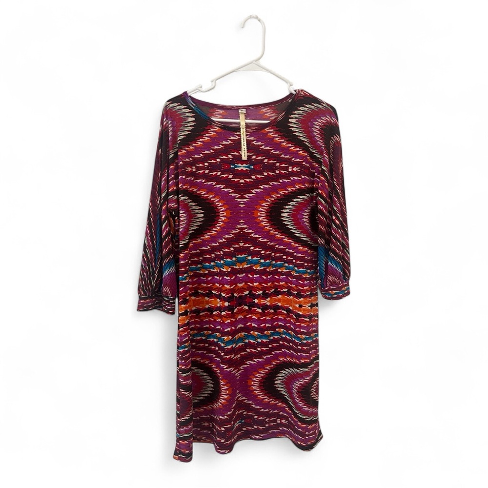 Uncle Frank Colorful Long Sleeve Dress